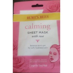 Burt's Bees Calming Sheet Mask with Rose